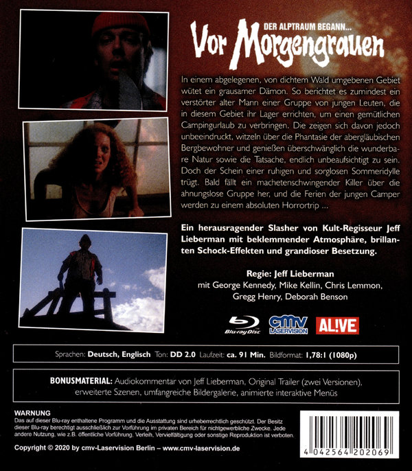 Vor Morgengrauen - Uncut Edition (blu-ray)