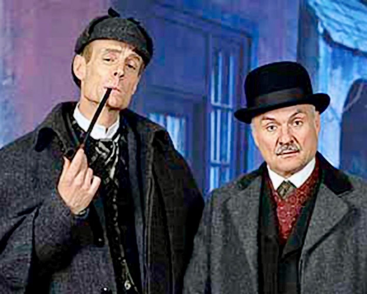 Sherlock Holmes (mit Matt Frewer) - Komplettbox / Die komplette 4-teilige Spielfilmreihe mit Matt Frewer als Meisterdetektiv (Pidax Serien-Klassiker) [2 DVDs]  (DVD)