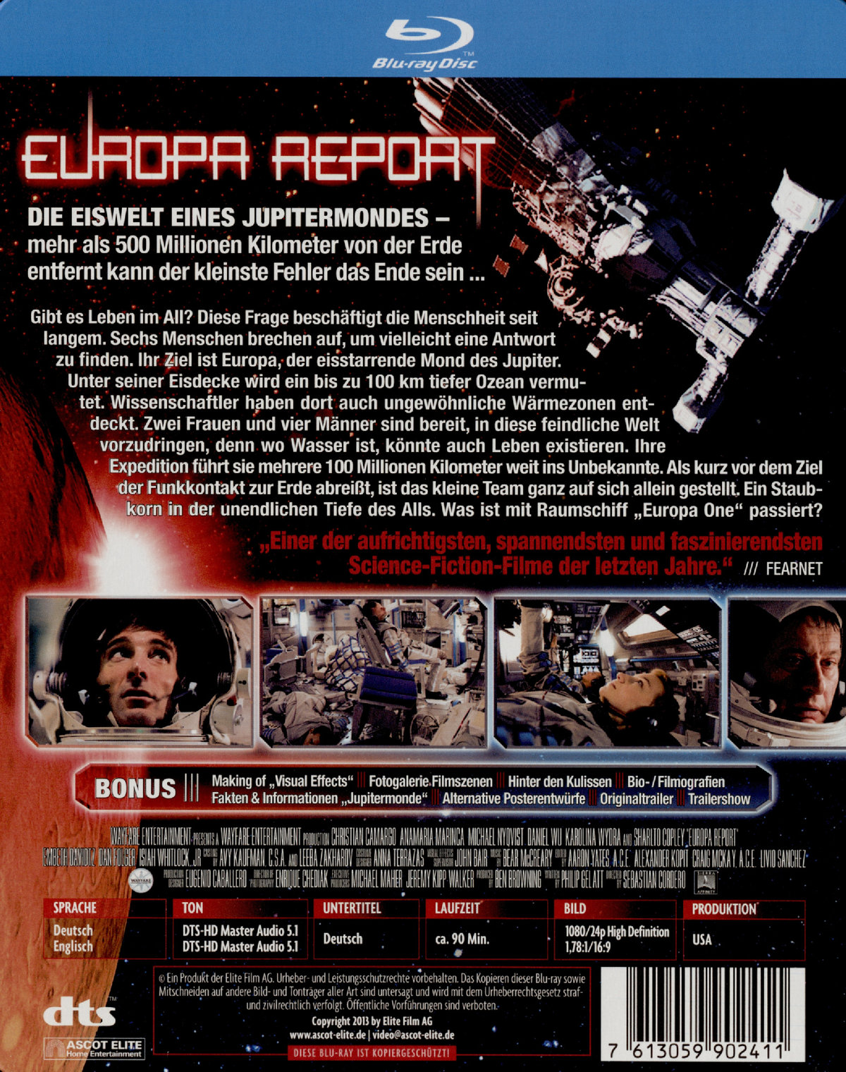 Europa Report (blu-ray)