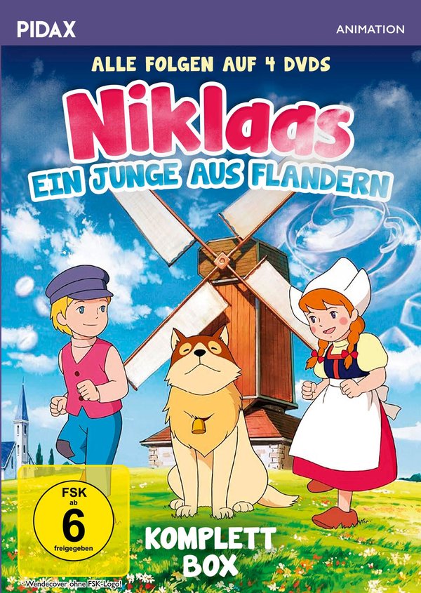 Niklaas, der Junge aus Flandern / Die komplette 52-teilige Animeserie (Pidax Animation) [4 DVDs]  (DVD)