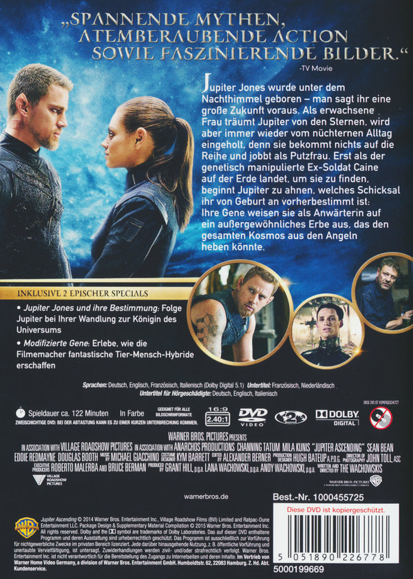 Jupiter Ascending  (DVD)