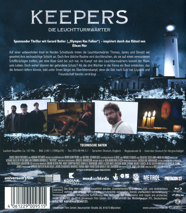 Keepers - Die Leuchtturmwärter (blu-ray)