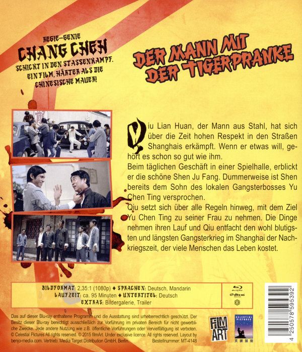 Mann mit der Tigerpranke, Der - Uncut Edition (blu-ray)