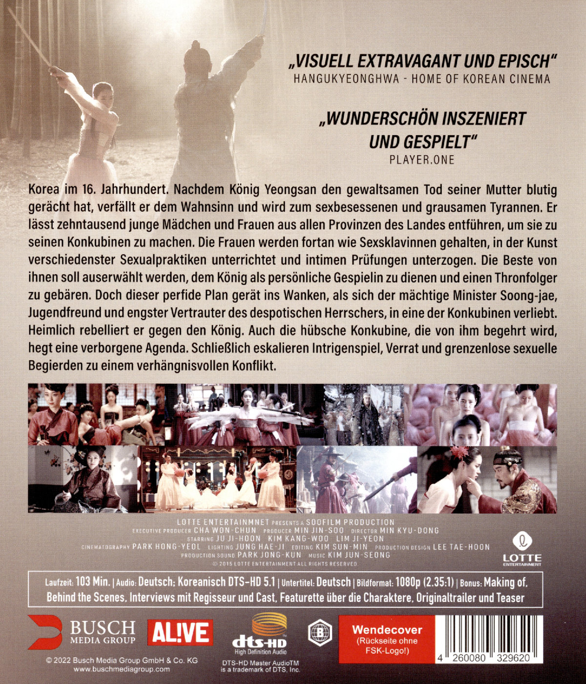 Treacherous, The - Die 10.000 Konkubinen - Uncut Edition (blu-ray)