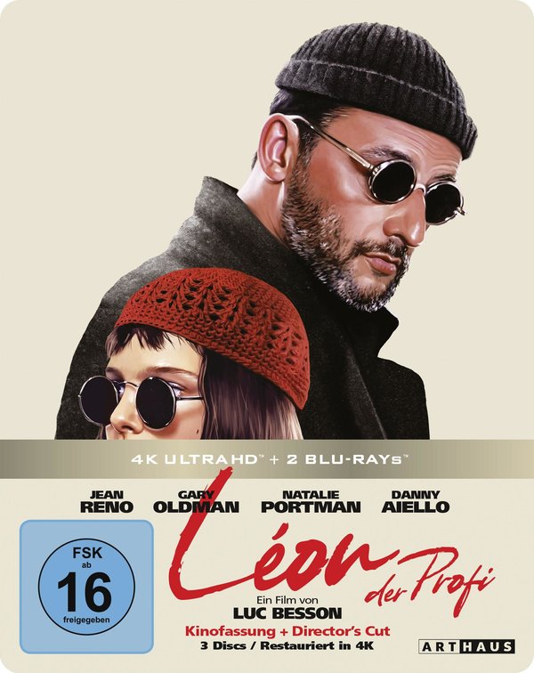 Leon - Der Profi - Definitive Edition - Limited Steelbook (4K-UHD + 2 Blu-rays)