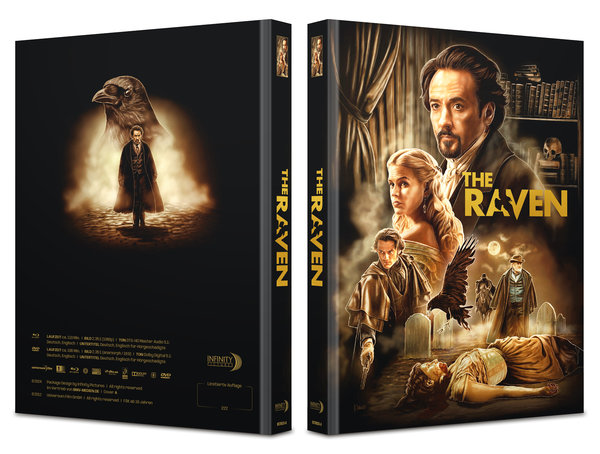 Raven, The - Prophet des Teufels - Uncut Mediabook Edition  (DVD+blu-ray) (A)