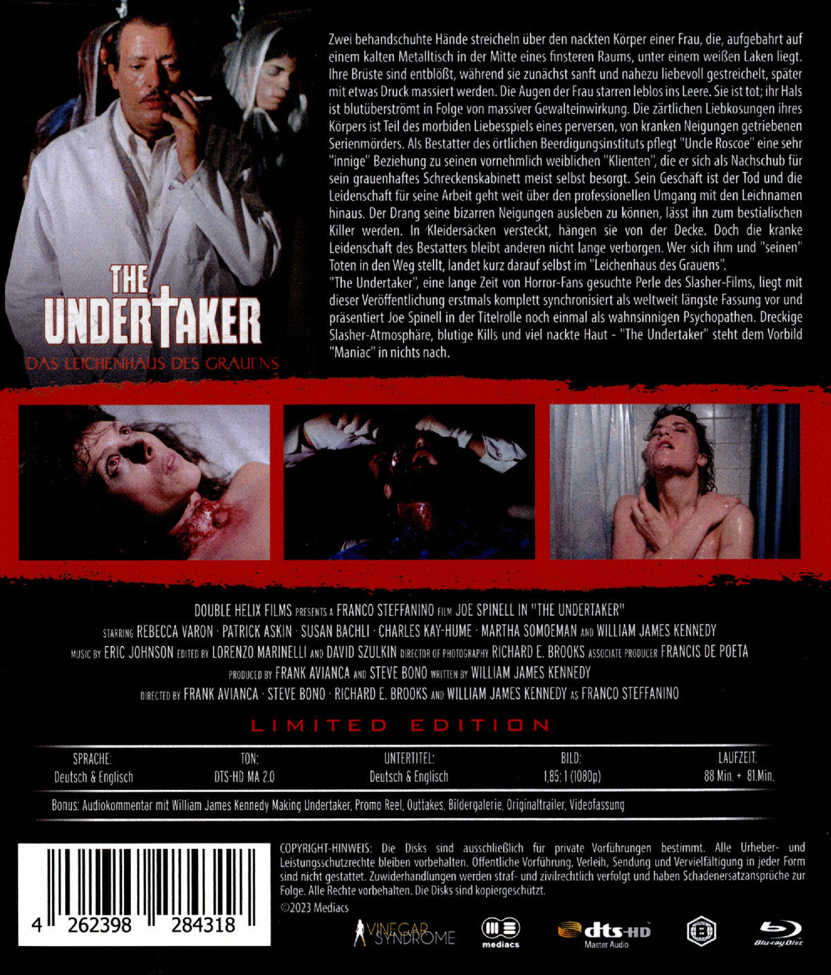 Undertaker, The - Das Leichenhaus des Grauens (blu-ray)