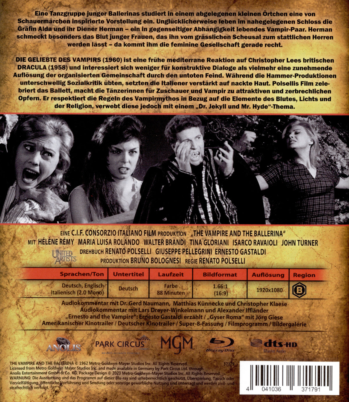 Die Geliebte des Vampirs - Uncut Edition  (Blu-ray Disc)