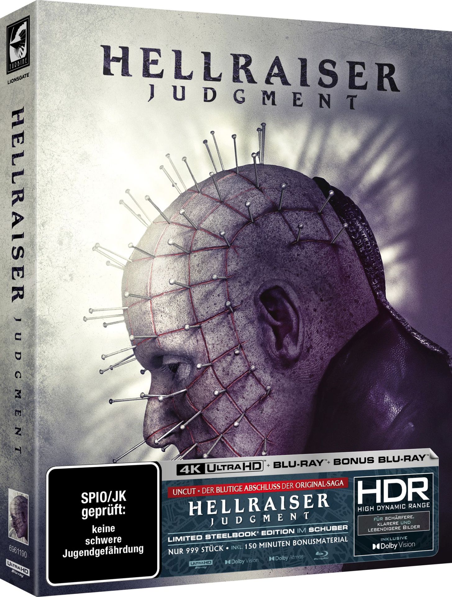 Hellraiser: Judgment - Uncut Steelbook Edition  (4K Ultra HD+blu-ray) (D)