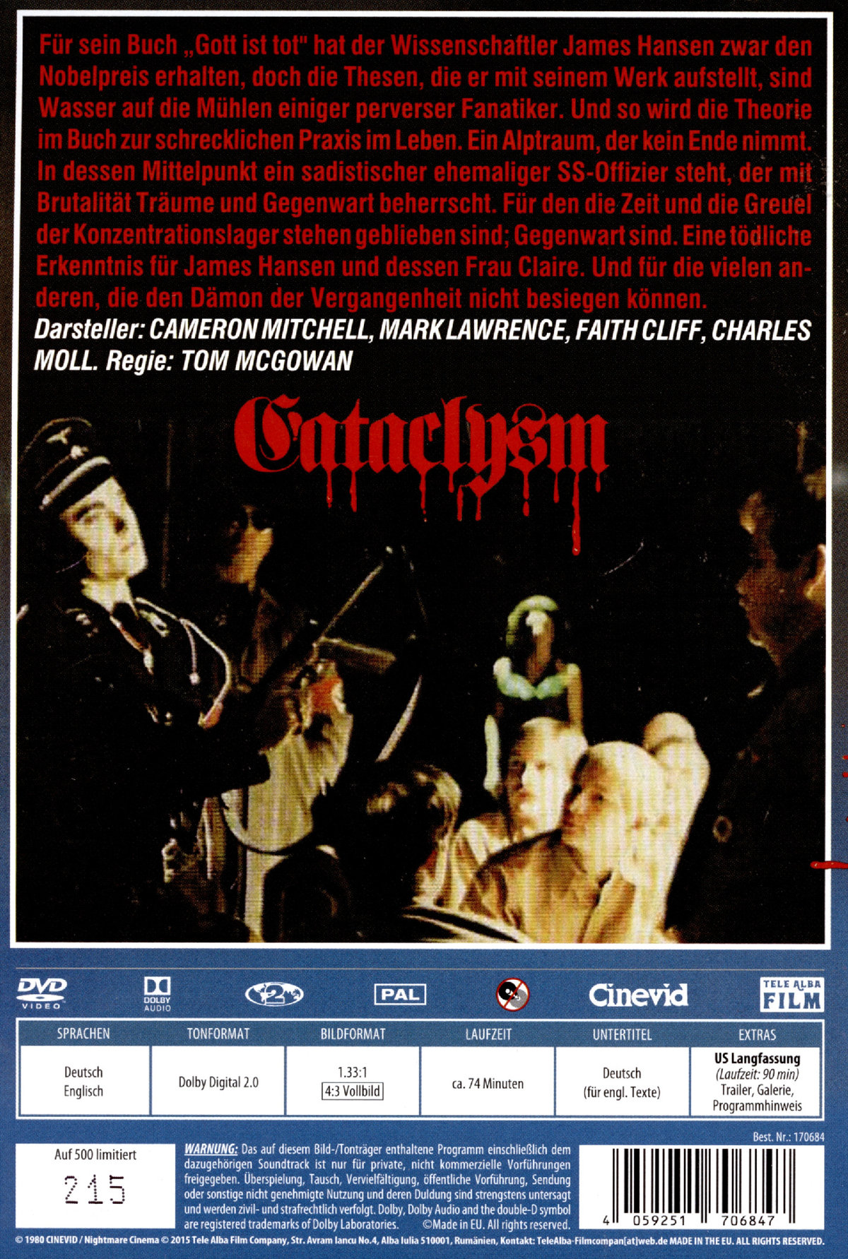 CATACLYSM - Der unendliche Alptraum  (DVD)