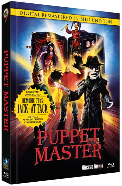 Puppet Master 1 - Unrated / Demonic Toys: Jack Attack - Uncut Mediabook Edition  (blu-ray) (A)