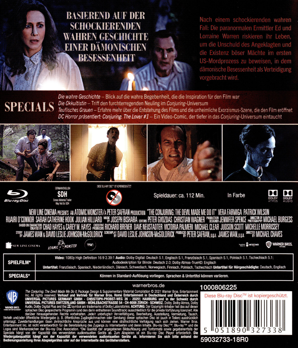 Conjuring 3: Im Bann des Teufels (blu-ray)