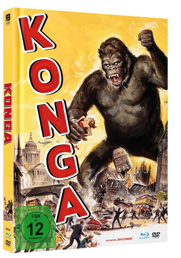 KONGA - Uncut Mediabook Edition (DVD+blu-ray)