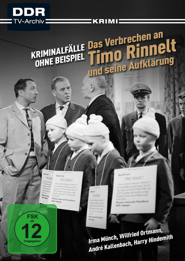 Das Verbrechen an Timo Rinnelt und seine Aufklärung (Kriminalfälle ohne Beispiel) (DDR TV-Archiv)  (DVD)