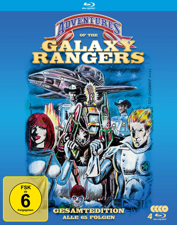 Galaxy Rangers - Gesamtedition: Alle 65 Folgen (Fernsehjuwelen)  [4 BRs]  (Blu-ray Disc)