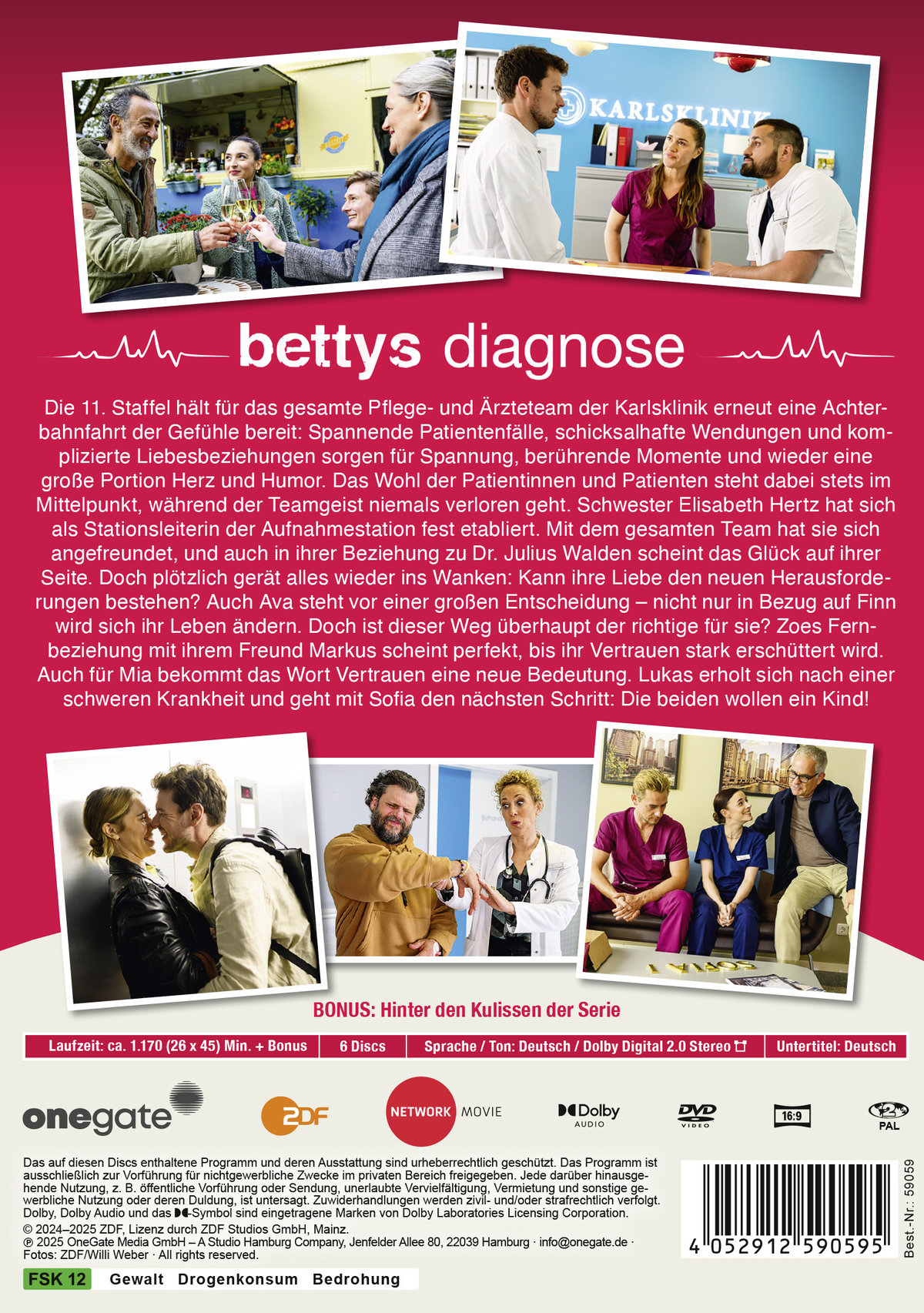 Bettys Diagnose Staffel 11  [6 DVDs]  (DVD)