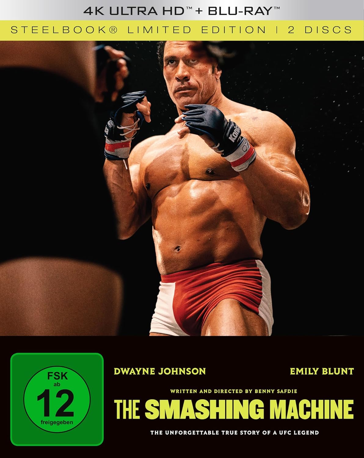 The Smashing Machine - Limited Steelbook Edition  (4K Ultra HD) (+ Blu-ray)