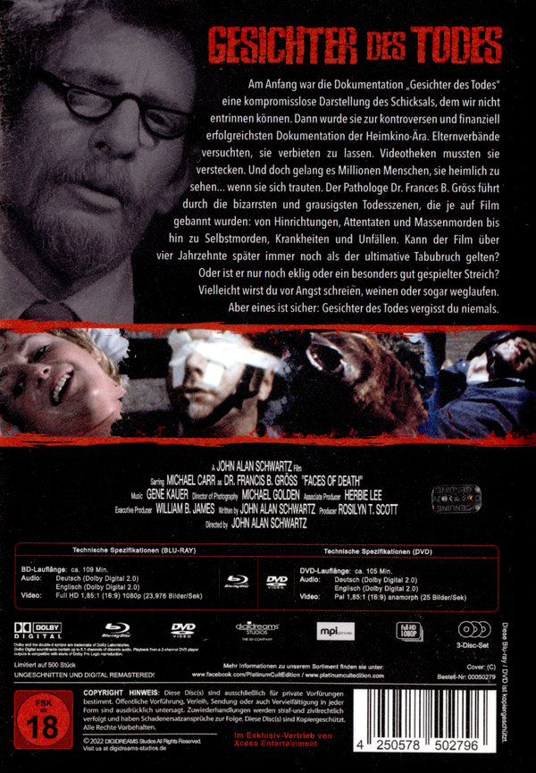 Gesichter des Todes - Uncut Mediabook Edition (DVD+blu-ray) (C)
