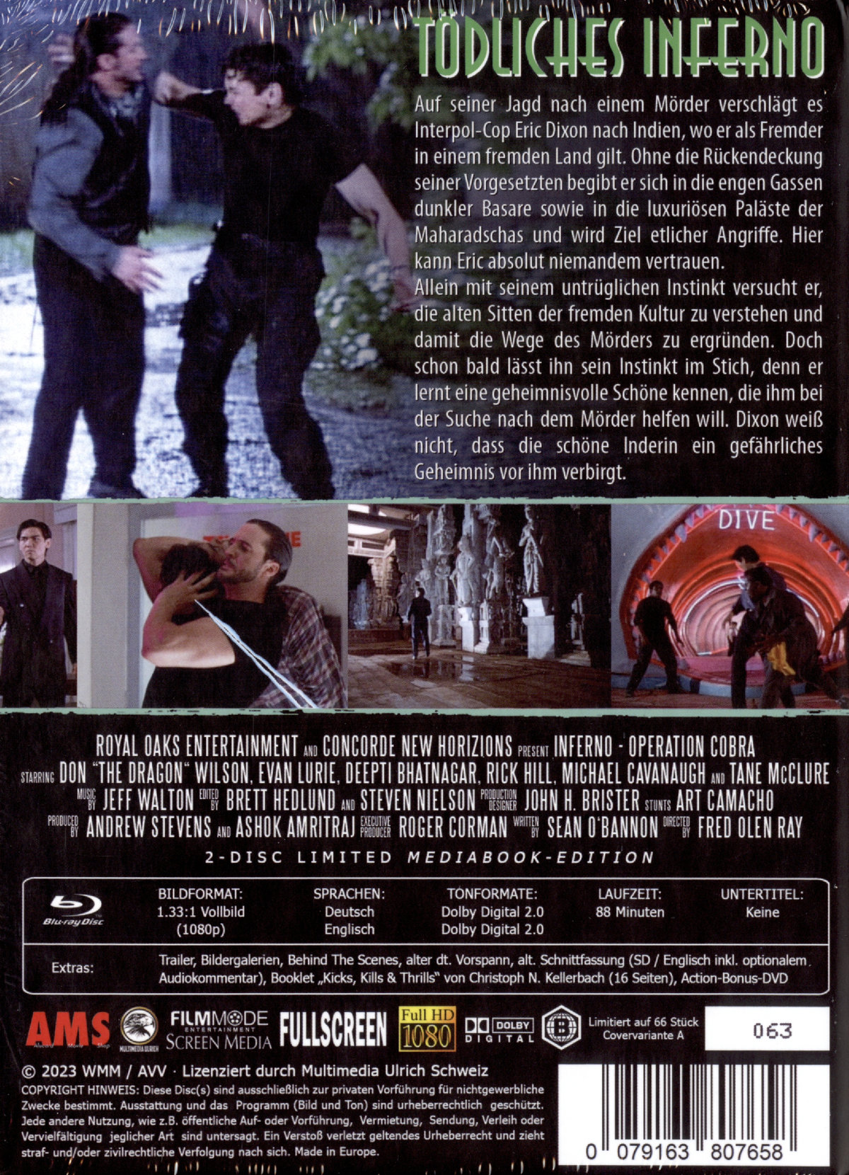 Tödliches Inferno - Uncut Mediabook Edition (DVD+blu-ray) (A)