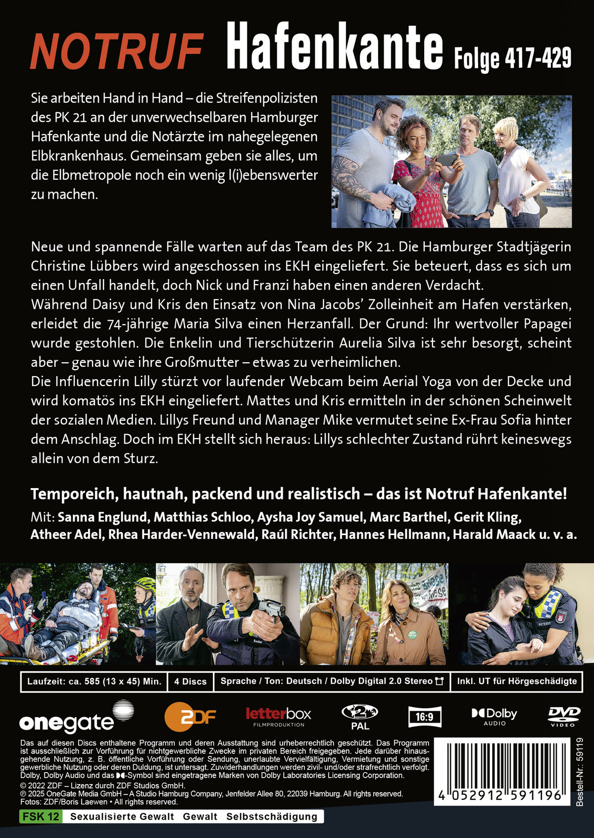Notruf Hafenkante 33 (Folge 417-429)  [4 DVDs]  (DVD)