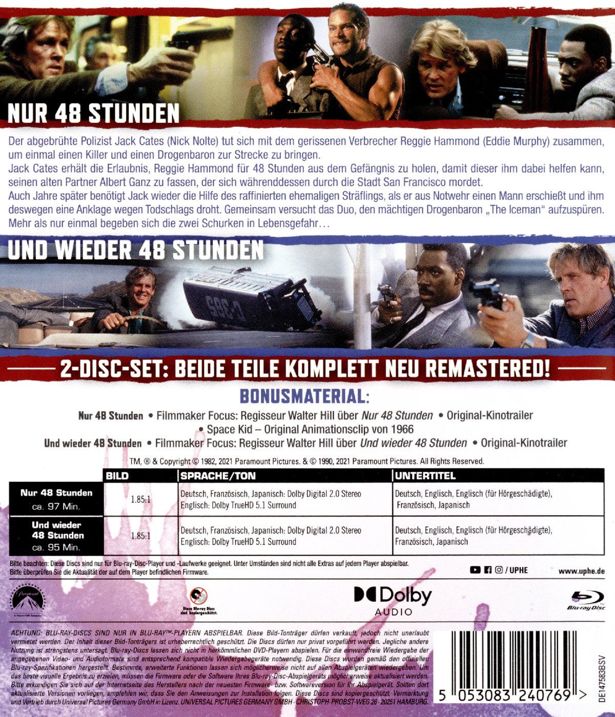 Nur 48 Stunden & Und wieder 48 Stunden (blu-ray)