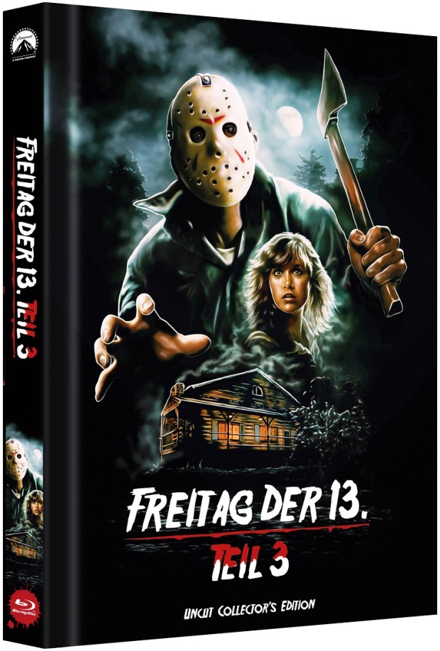 Freitag der 13. - Teil 3 - Uncut Mediabook Edition (blu-ray) (D)