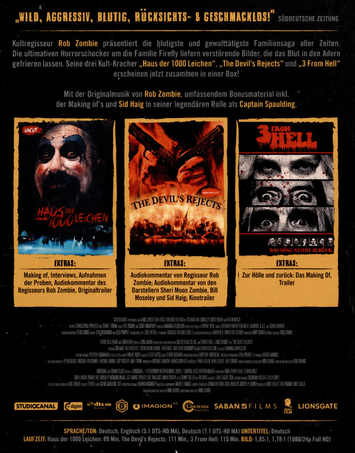 Rob Zombie - Firefly Edition (blu-ray)