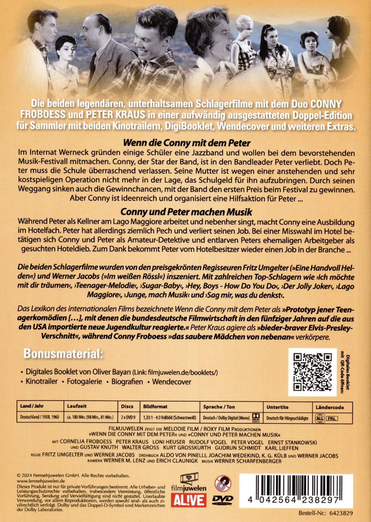 Conny und Peter: Wenn die Conny mit dem Peter & Conny und Peter machen Musik - Doppelbox (Neuauflage) [2 DVDs]  (DVD)