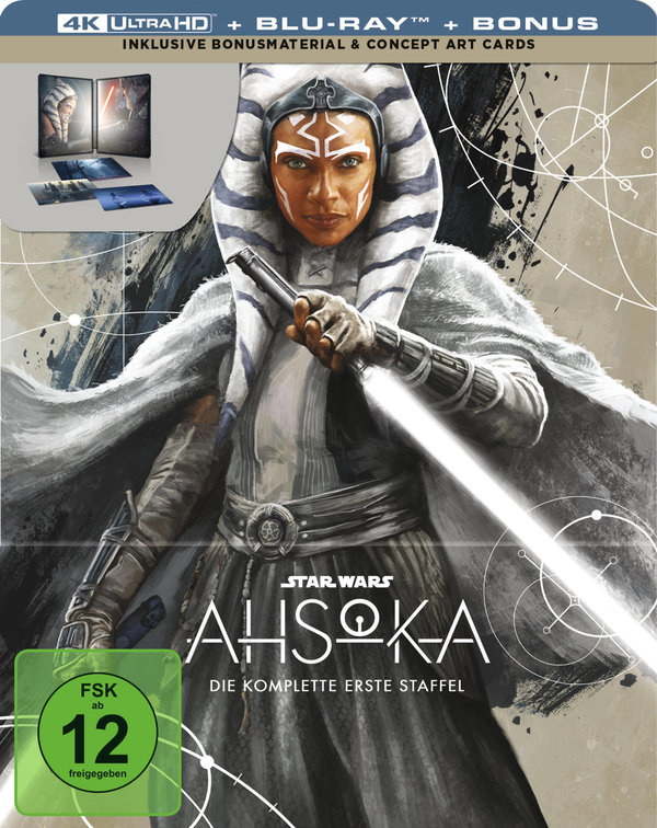 Ahsoka - Staffel 1 - Steelbook - Limited Steelbook Edition  (4K Ultra HD+blu-ray)