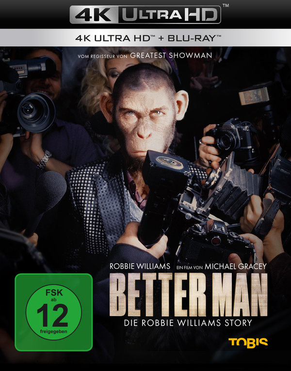 Better Man - Die Robbie Williams Story  (4K Ultra HD) (+ Blu-ray)