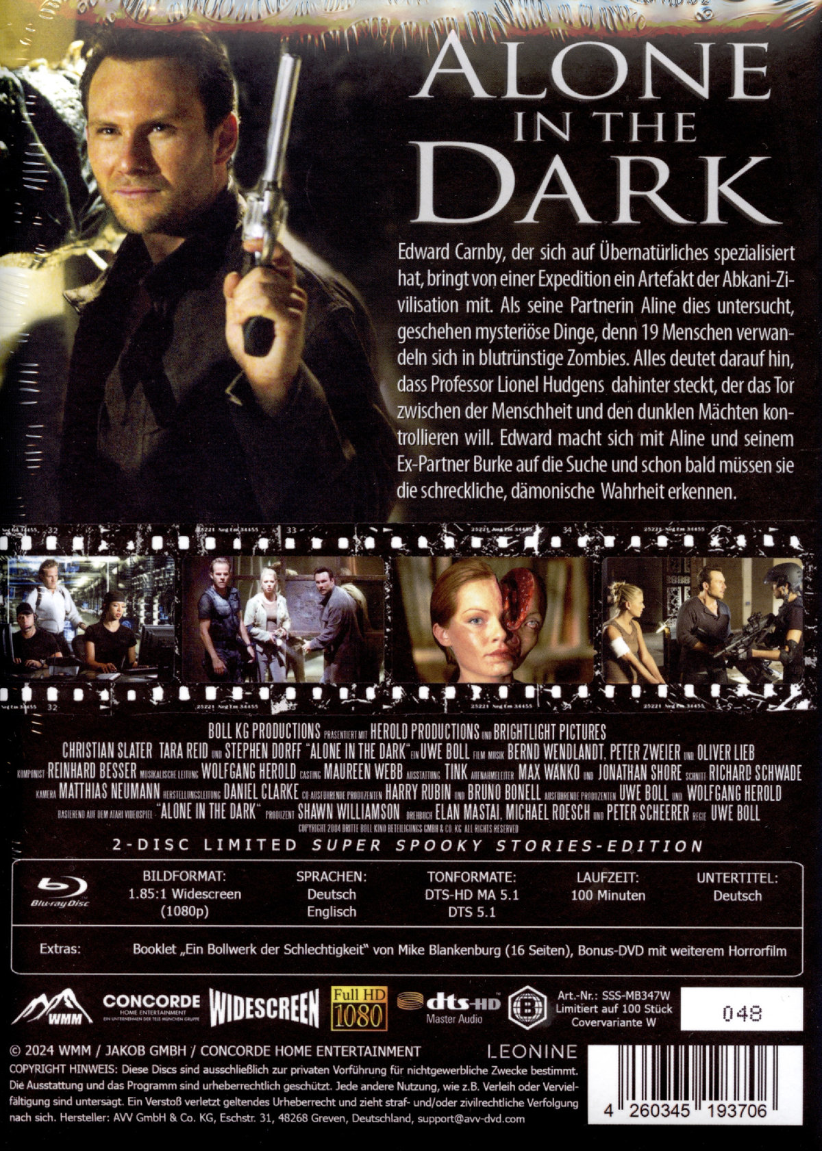 Alone in the Dark - Uncut Mediabook Edition  (blu-ray)