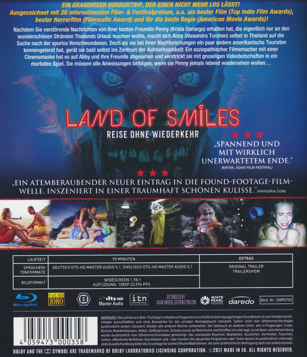 Land of Smiles - Uncut Edition (blu-ray)