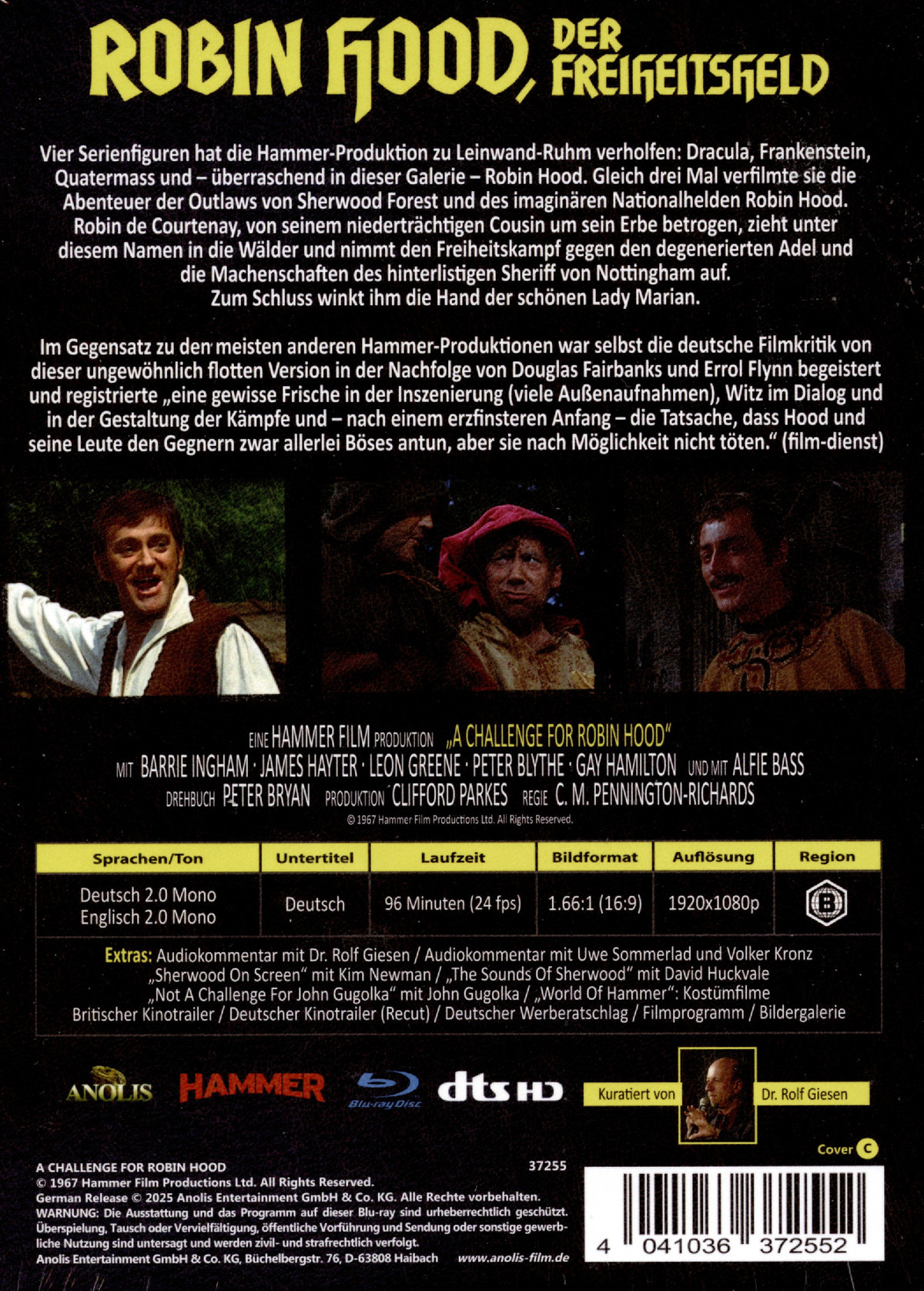 Robin Hood - Der Freiheitsheld - Uncut Mediabook Edition  (blu-ray) (C)