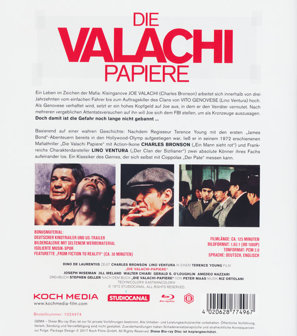 Valachi-Papiere, Die (blu-ray)