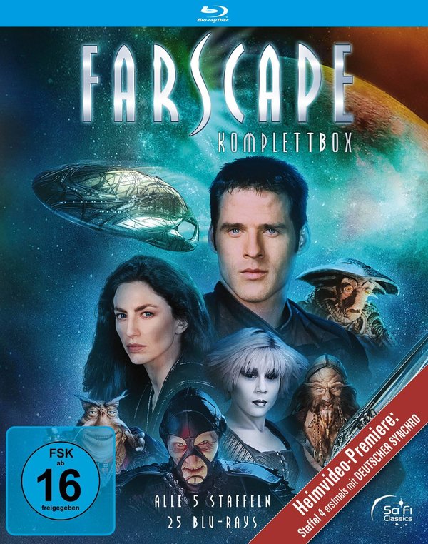 Farscape - Verschollen im All: Komplettbox (Alle 5 Staffeln mit deutscher Synchro)  [25 BRs]  (Blu-ray Disc)