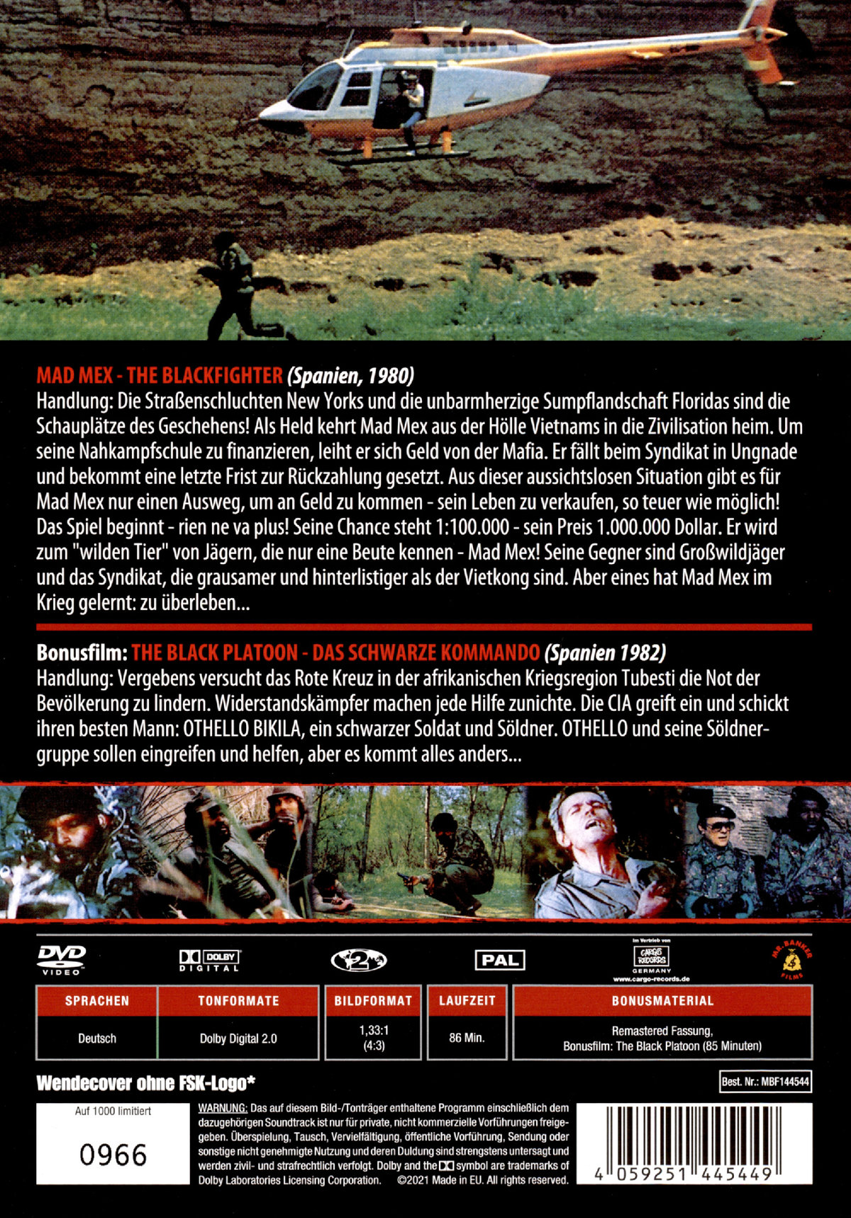 Mad Mex - The Blackfighter/Black Platoon (DVD)