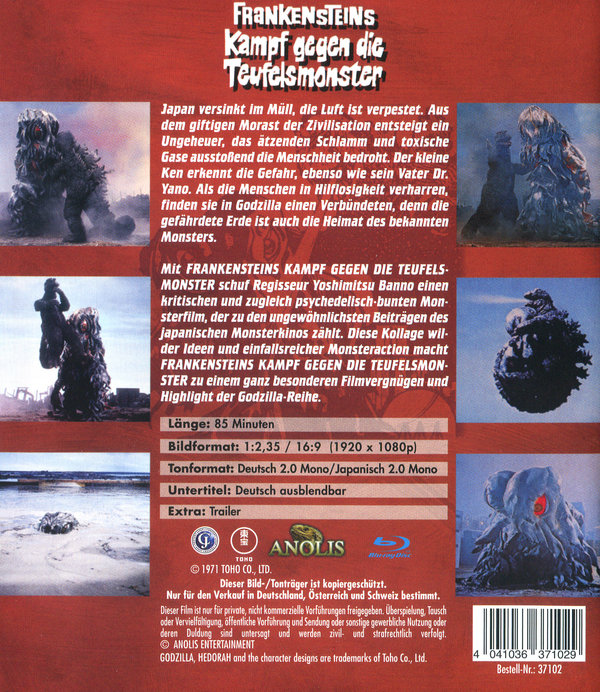 Frankensteins Kampf gegen die Teufelsmonster (blu-ray)