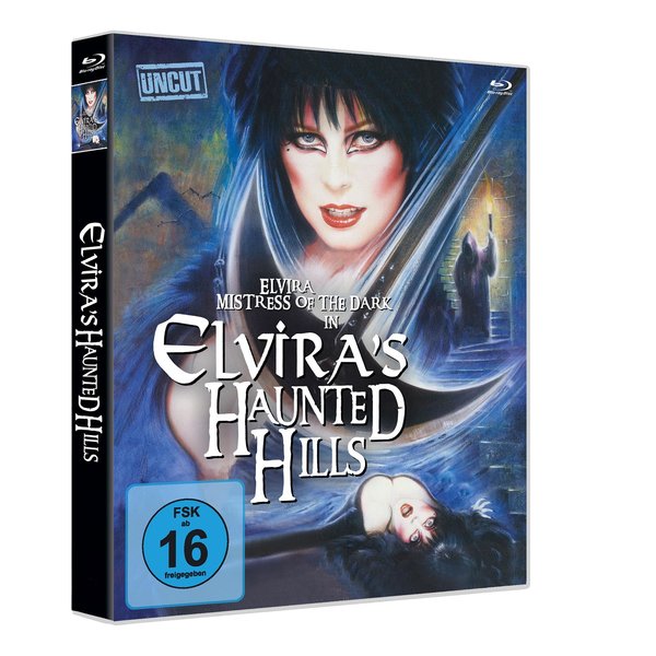 Elvira, Mistress of the Dark in ELVIRA'S HAUNTED HILLS - Uncut Edition  (Blu-ray Disc)