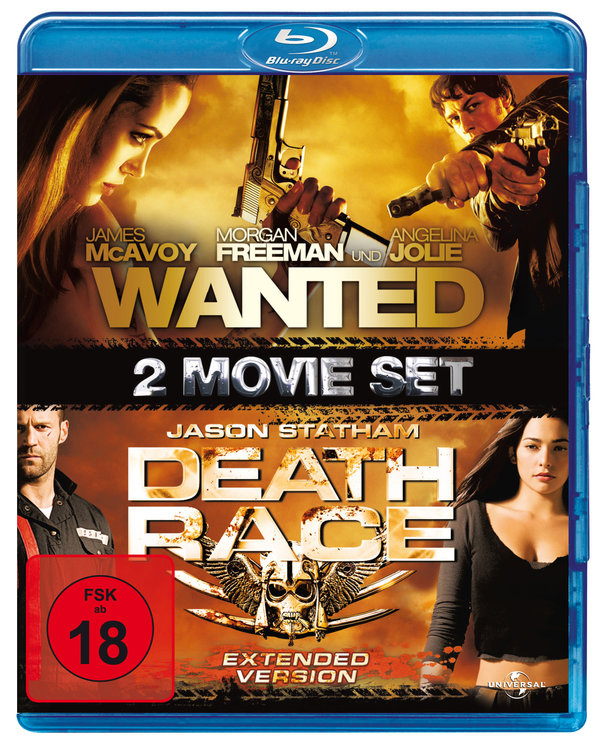 Wanted/Death Race - Extended Version (blu-ray)