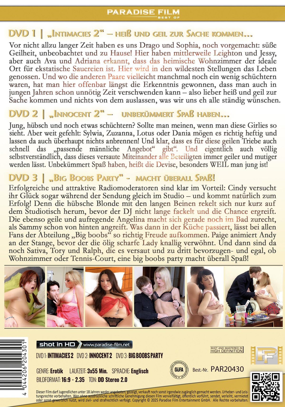 Best of Paradise - Gold Edition Vol. 30  [3 DVDs]  (DVD)
