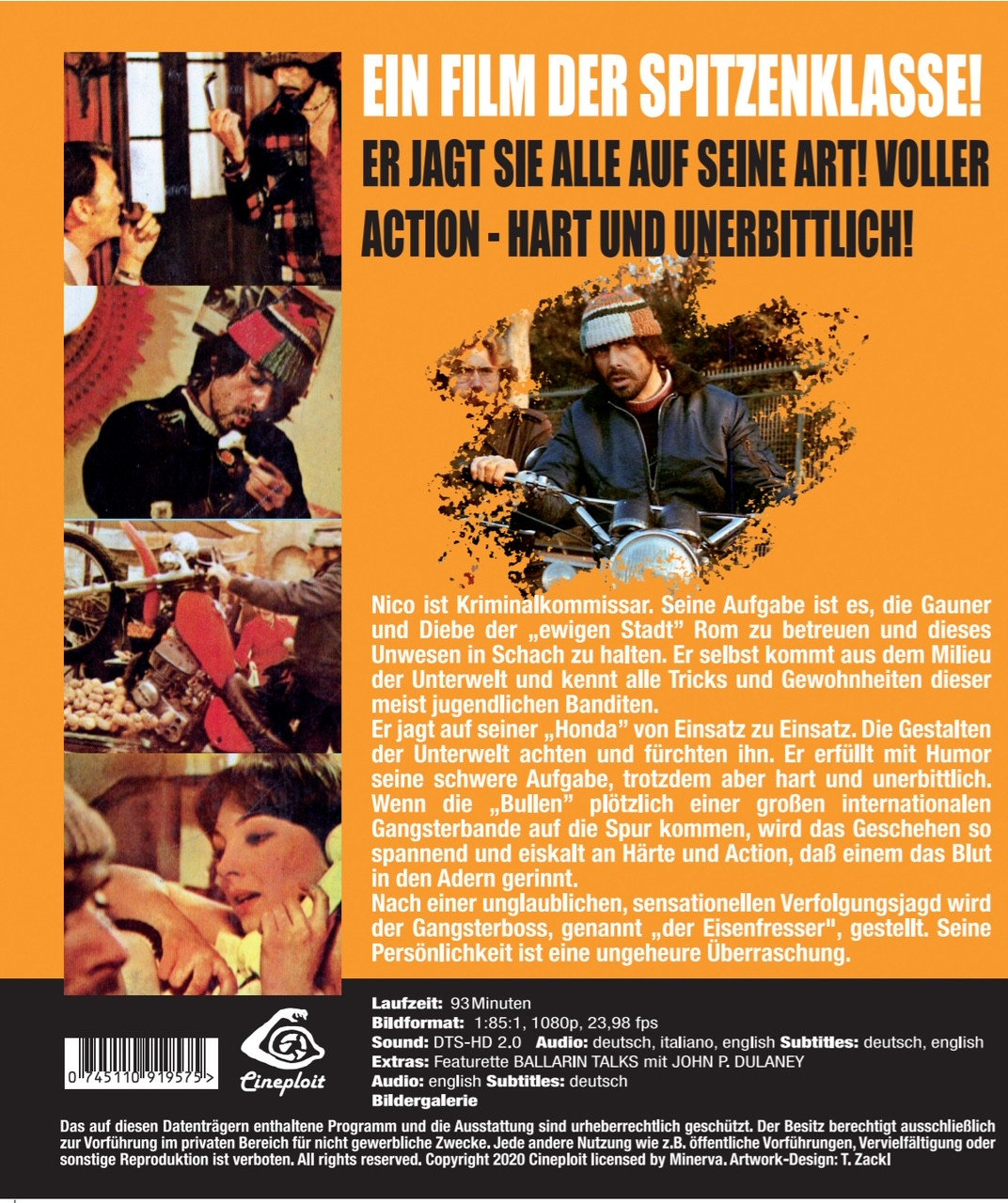 Squadra antiscippo - Die Bullen auf den heißen Feuerstühlen - Uncut Edition  (Blu-ray Disc)