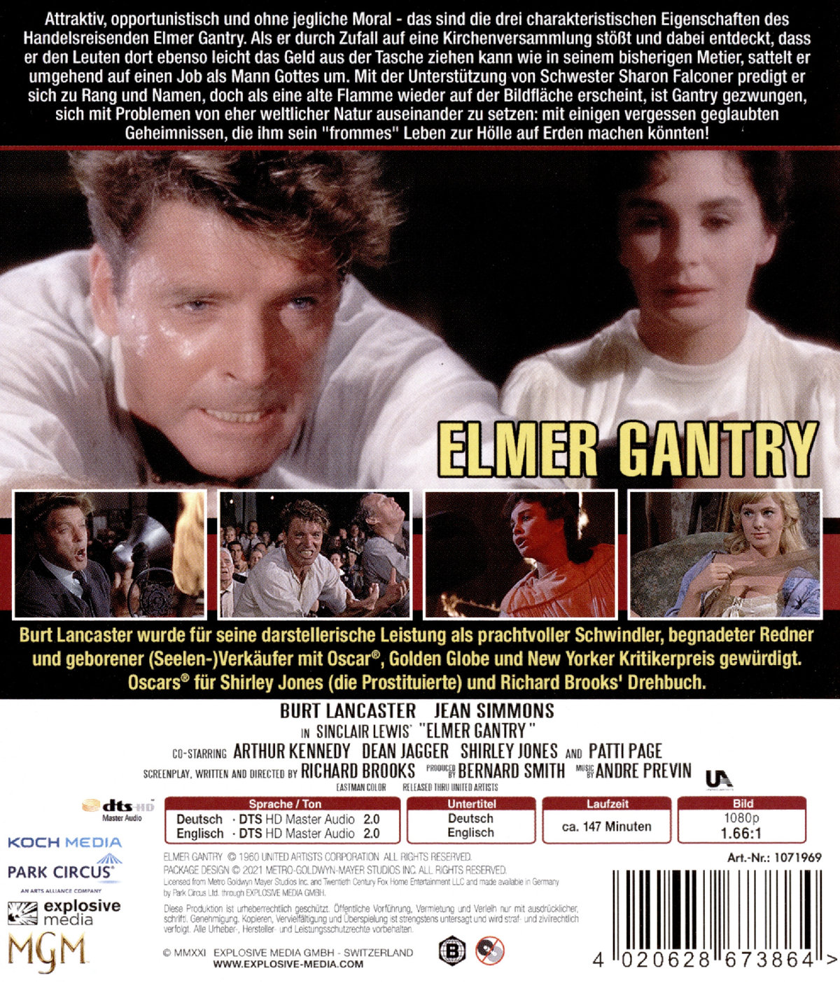 Elmer Gantry (blu-ray)