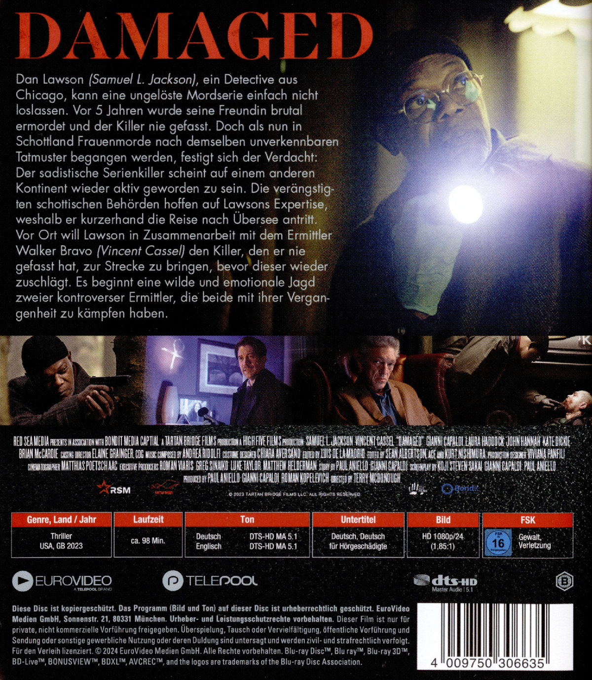 Damaged  (Blu-ray Disc)