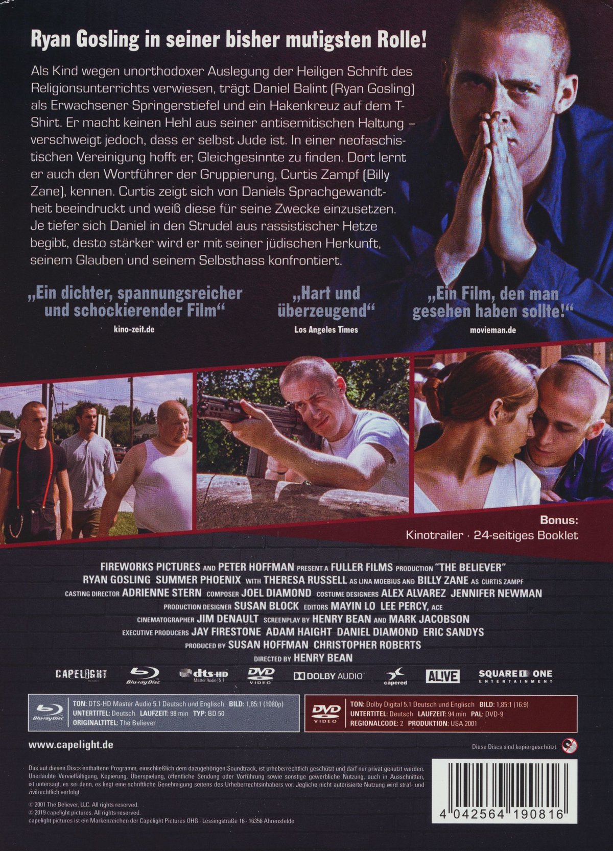Believer, The - Inside A Skinhead - Uncut Mediabook Edition (DVD+blu-ray)
