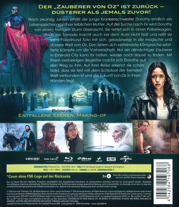 Emerald City - Die dunkle Welt von Oz (blu-ray)