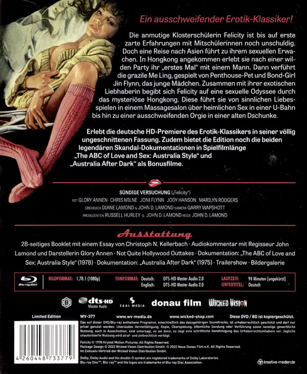 Felicity - Sündige Versuchung - Ordinary Dreams Collection - Uncut Edition (blu-ray)