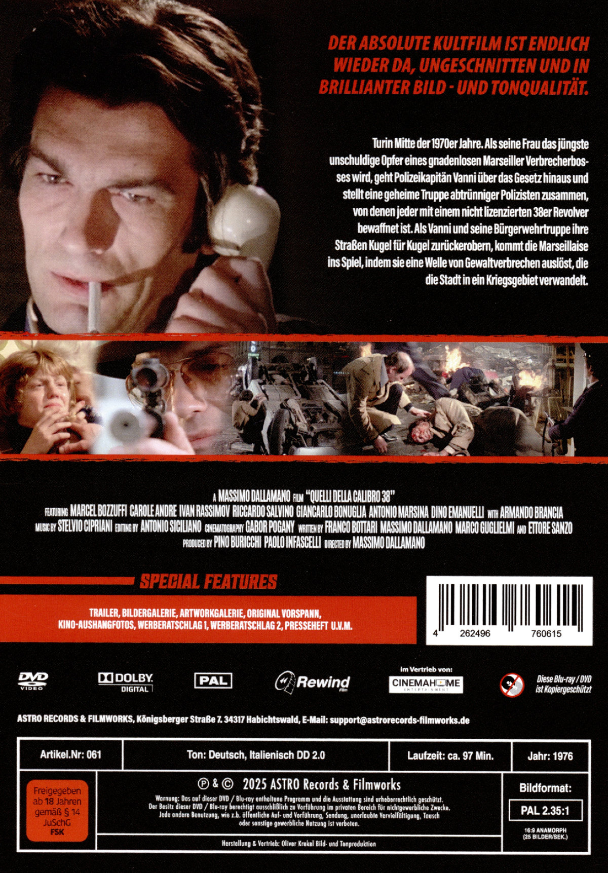 Kaliber 38 - Genau zwischen die Augen  (DVD) 