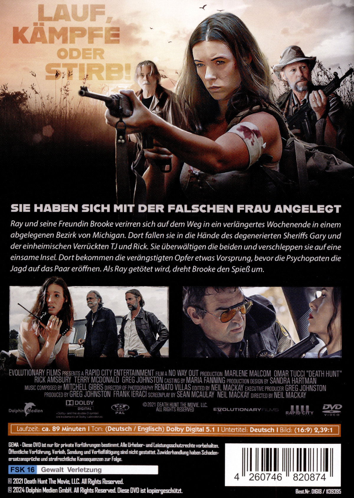 Death Hunt - Wenn die Gejagte zum Jäger wird!  (DVD)