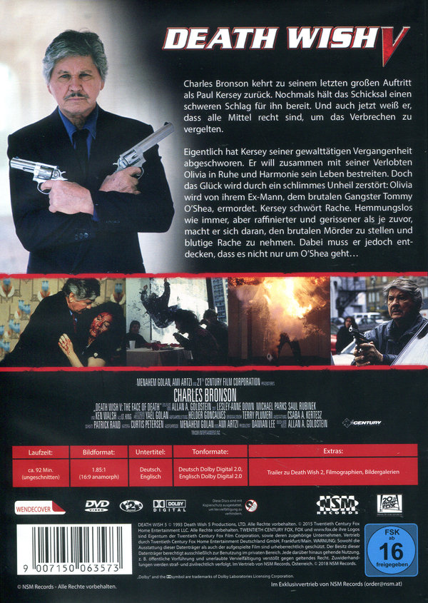 Death Wish 5 - Antlitz des Todes - Uncut Edition