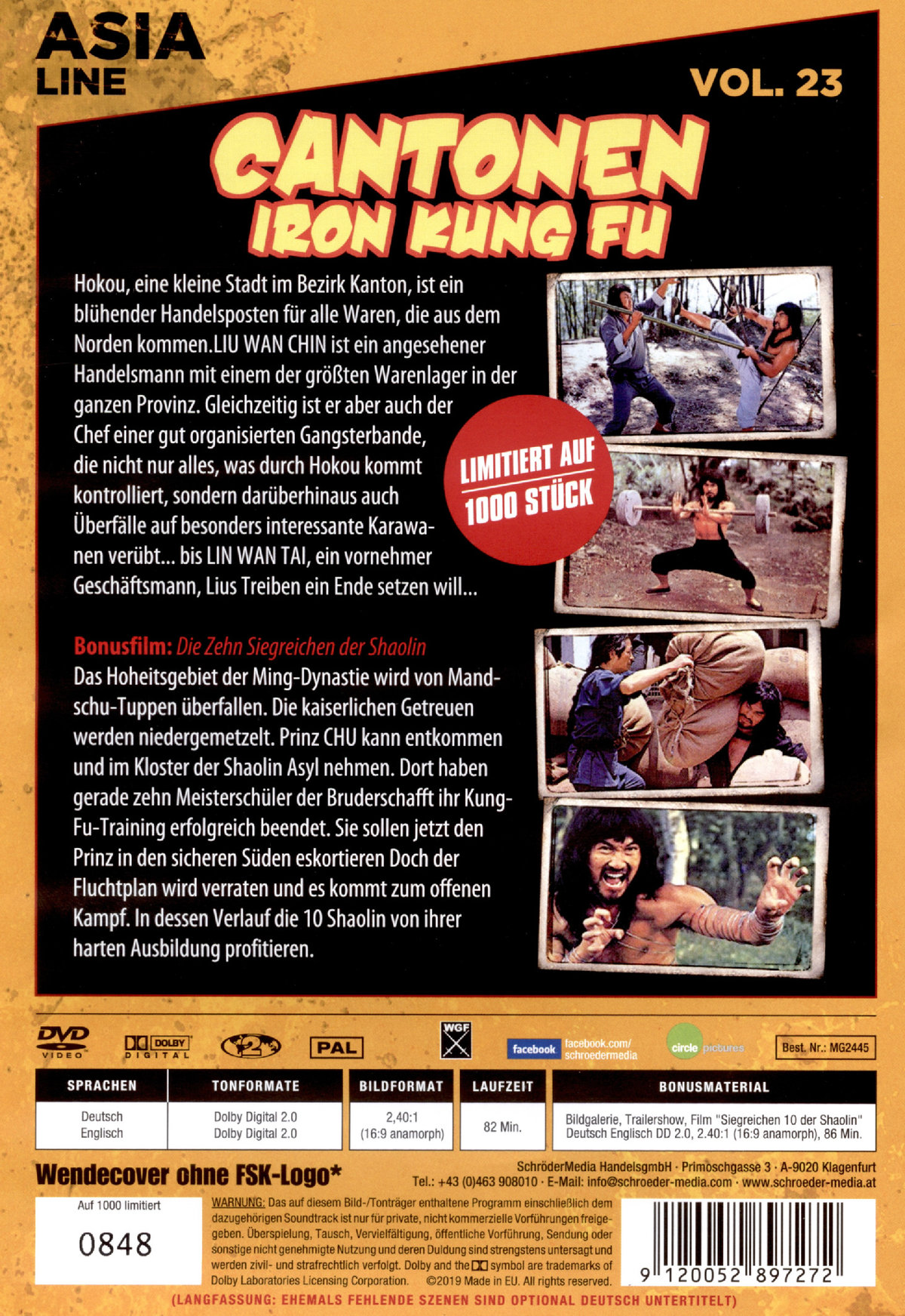 Cantonen Iron Kung Fu - Asia Line